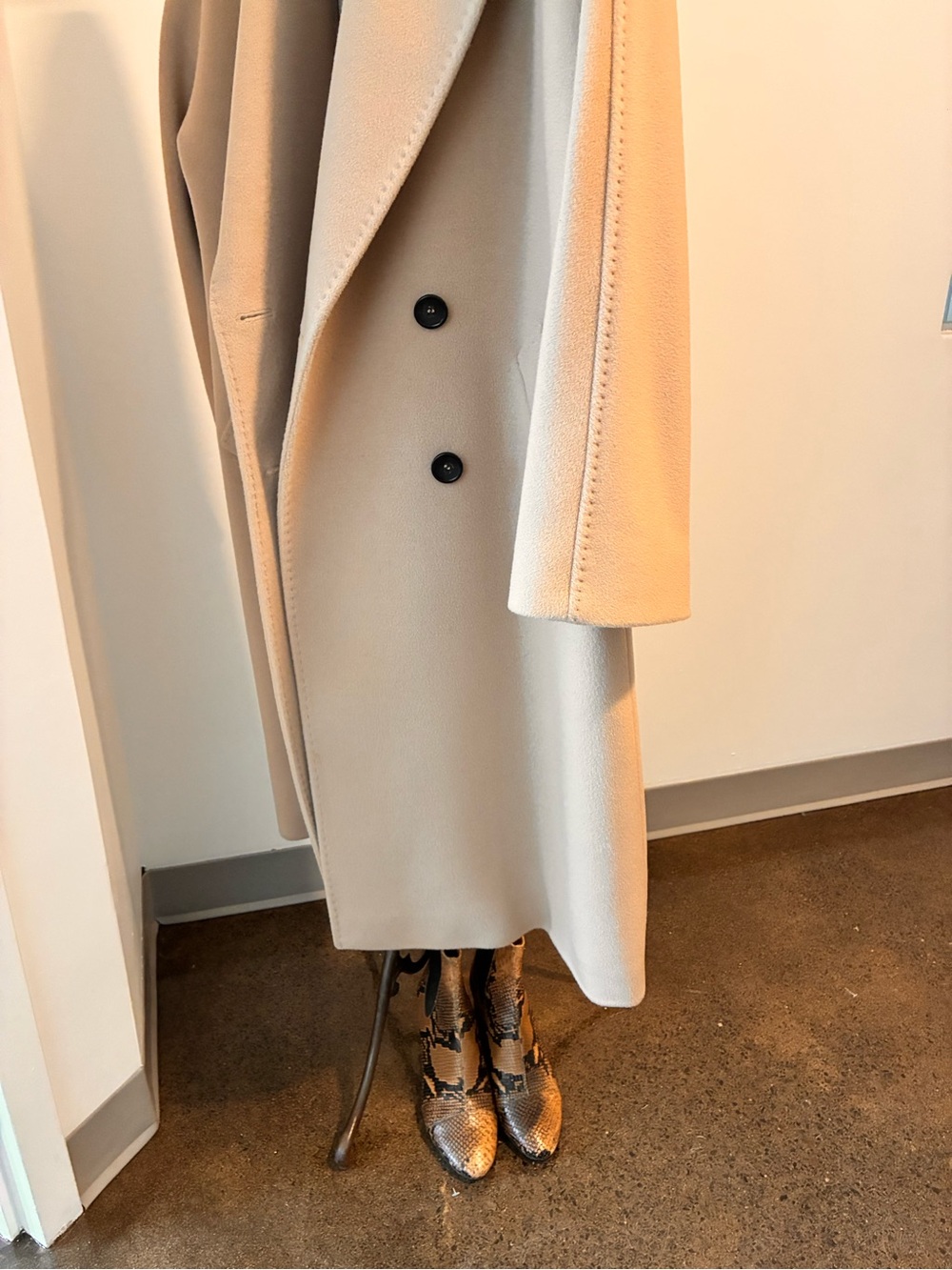 Oversized Double Breasted Winter Coat Cinzia Rocca